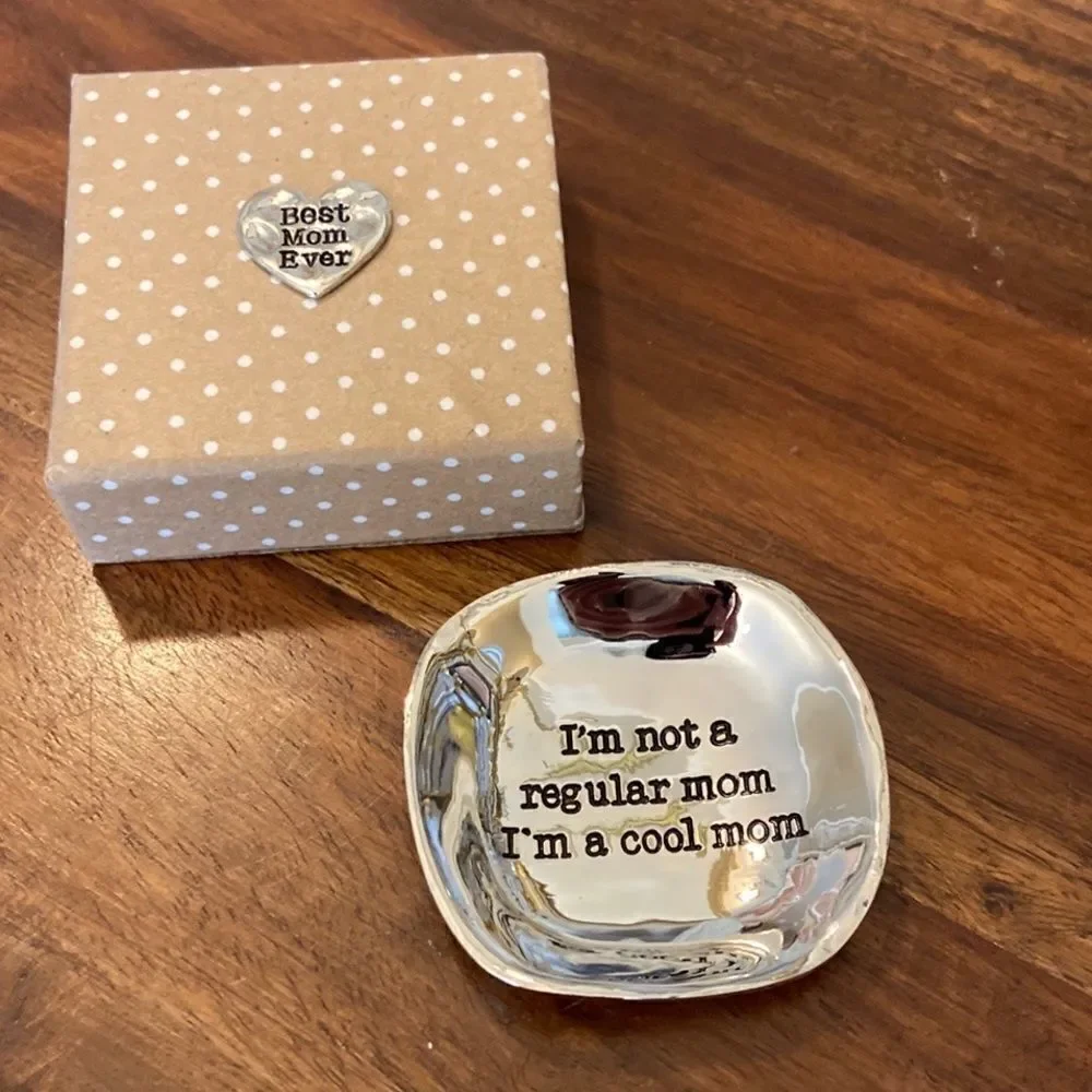 𝅺Mud Pie Mom Trinket Dish, NEW in box, Mothers Day - Picture 2 of 8